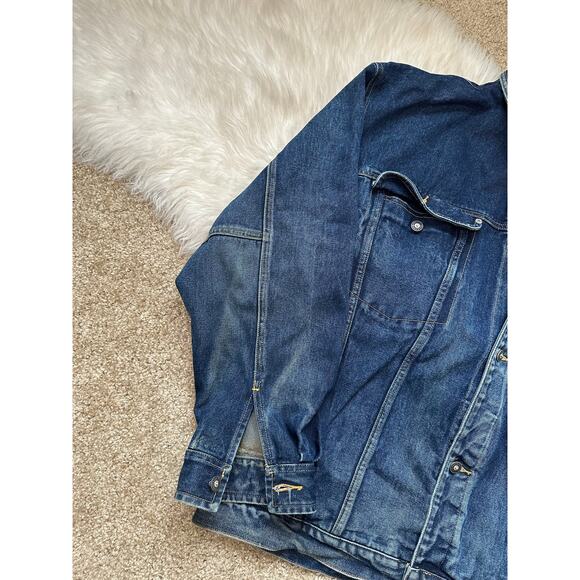 Vintage Pelle Pelle Jean Denim Distressed Jacket - Picture 3 of 9